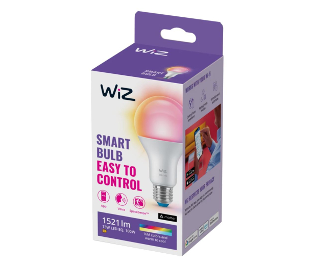 WiZ Wi-Fi BLE 100W A67 E27 922-65 RGB 1PF/6 929002449702 - 1182622 - zdjęcie 2